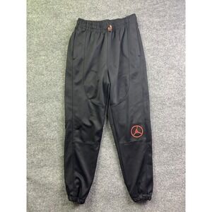 Jordan Brand Track Pants Mens Small Black Red Jumpman Logo Joggers Bball